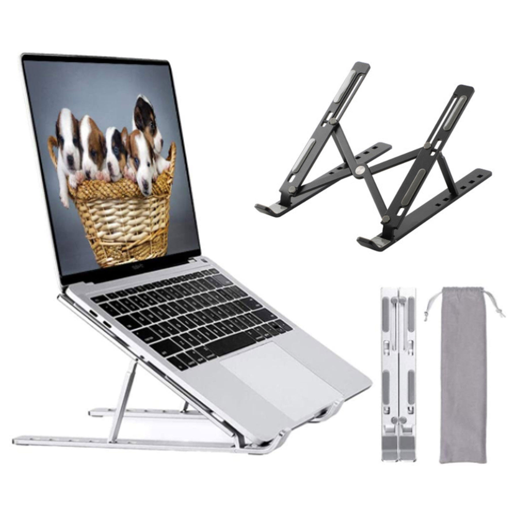 Aluminum Adjustable Laptop Stand 1