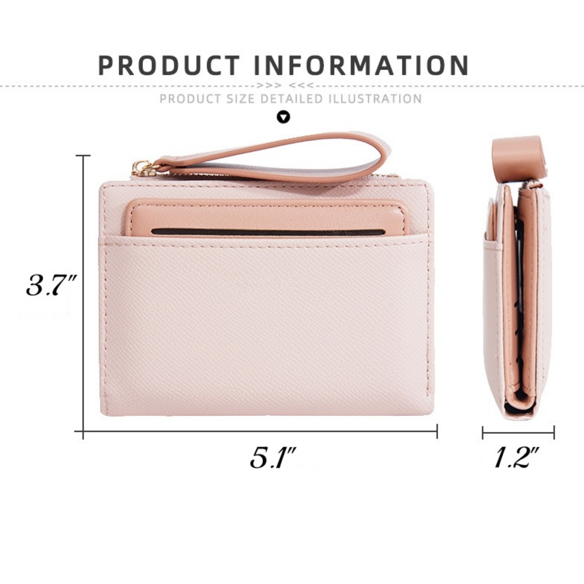 Multi-Functional Zipper Wallet With Card Slots 5