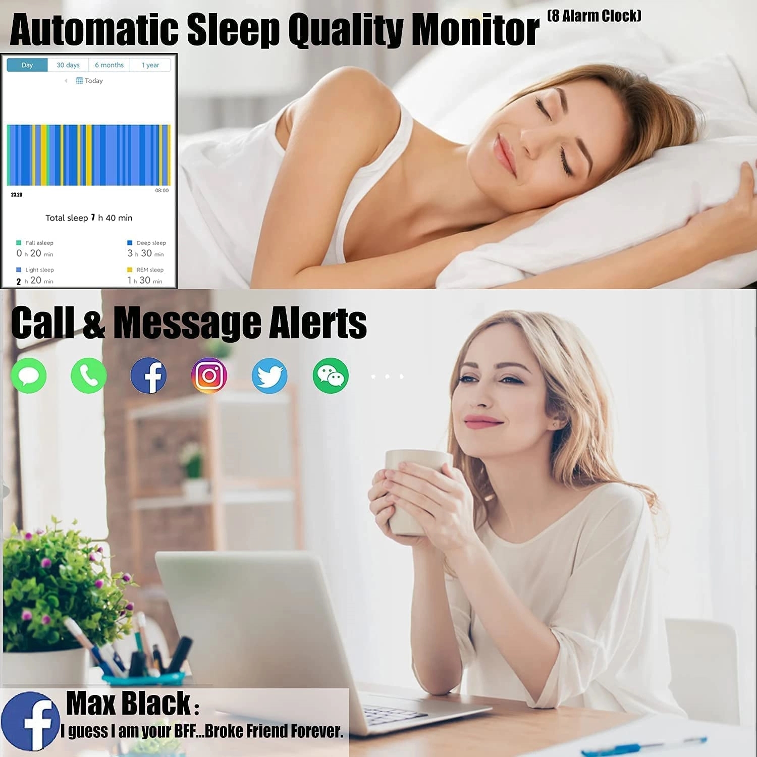 Smart Watch with Heart Rate Monitor 4