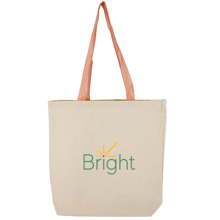 Clearwater Color Handle Cotton Tote, custom tote bag with logo imprint 26