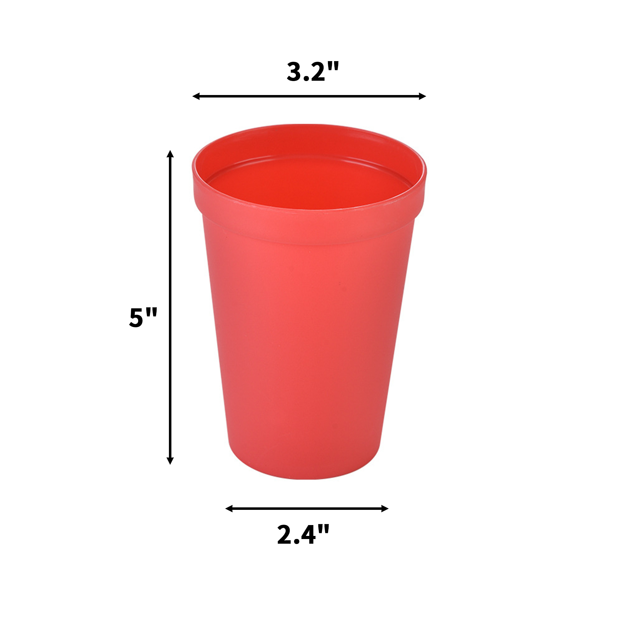 16 Oz Recyclable Plastic Stadium Cup 6