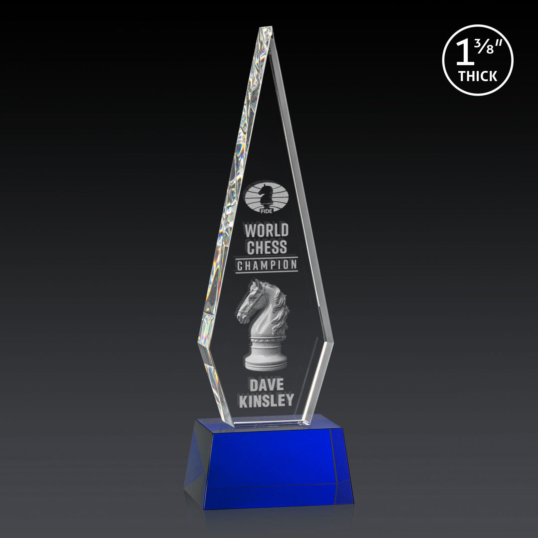 Springfield 3D Award on Robson Base - Blue 6
