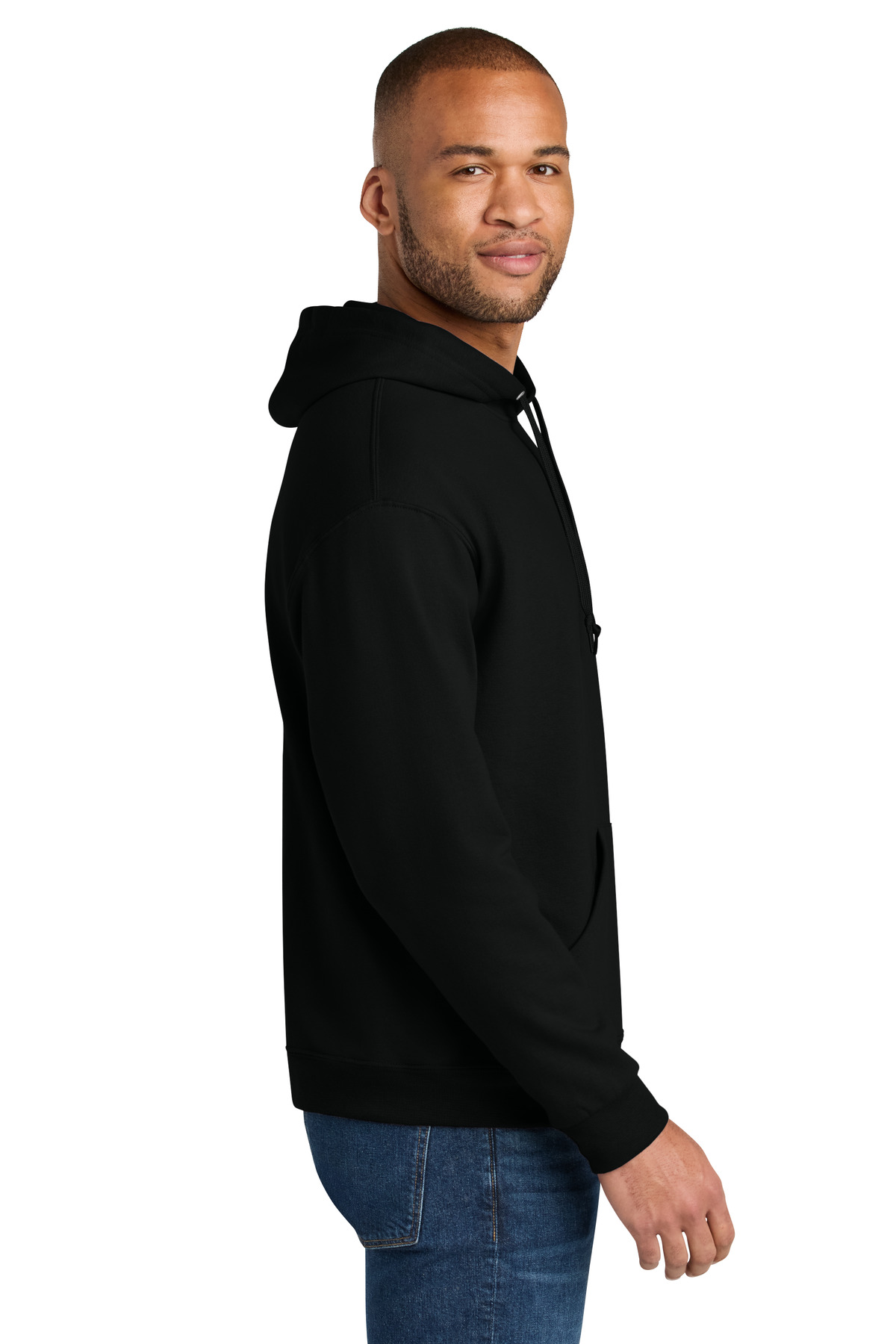 Jerzees Ultimate Unisex CVC Ring Spun Hooded Sweatshirt IC49M 5