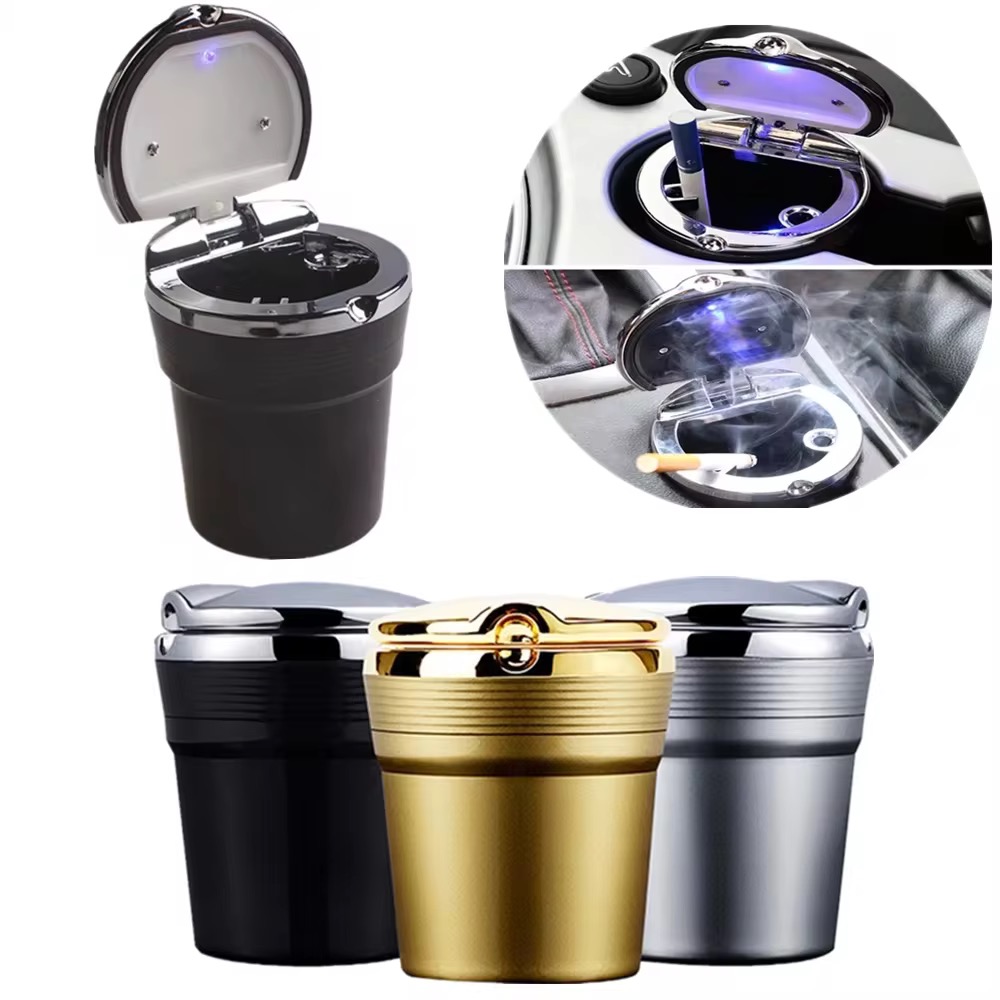 Durable Stylish Led Car Ashtray 3