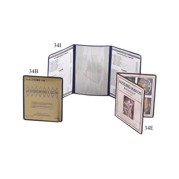 Cafe Menu Cover - Three Fold Triple Panel 1