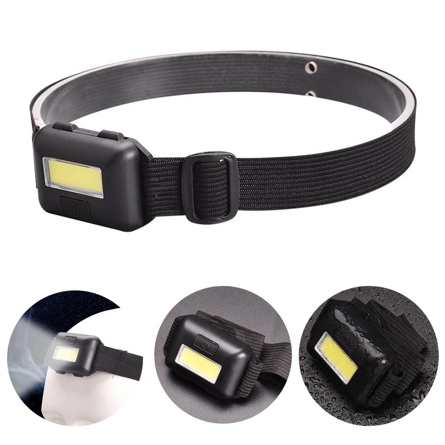 Head-Mounted Usb Charging Sensing Led Light 3