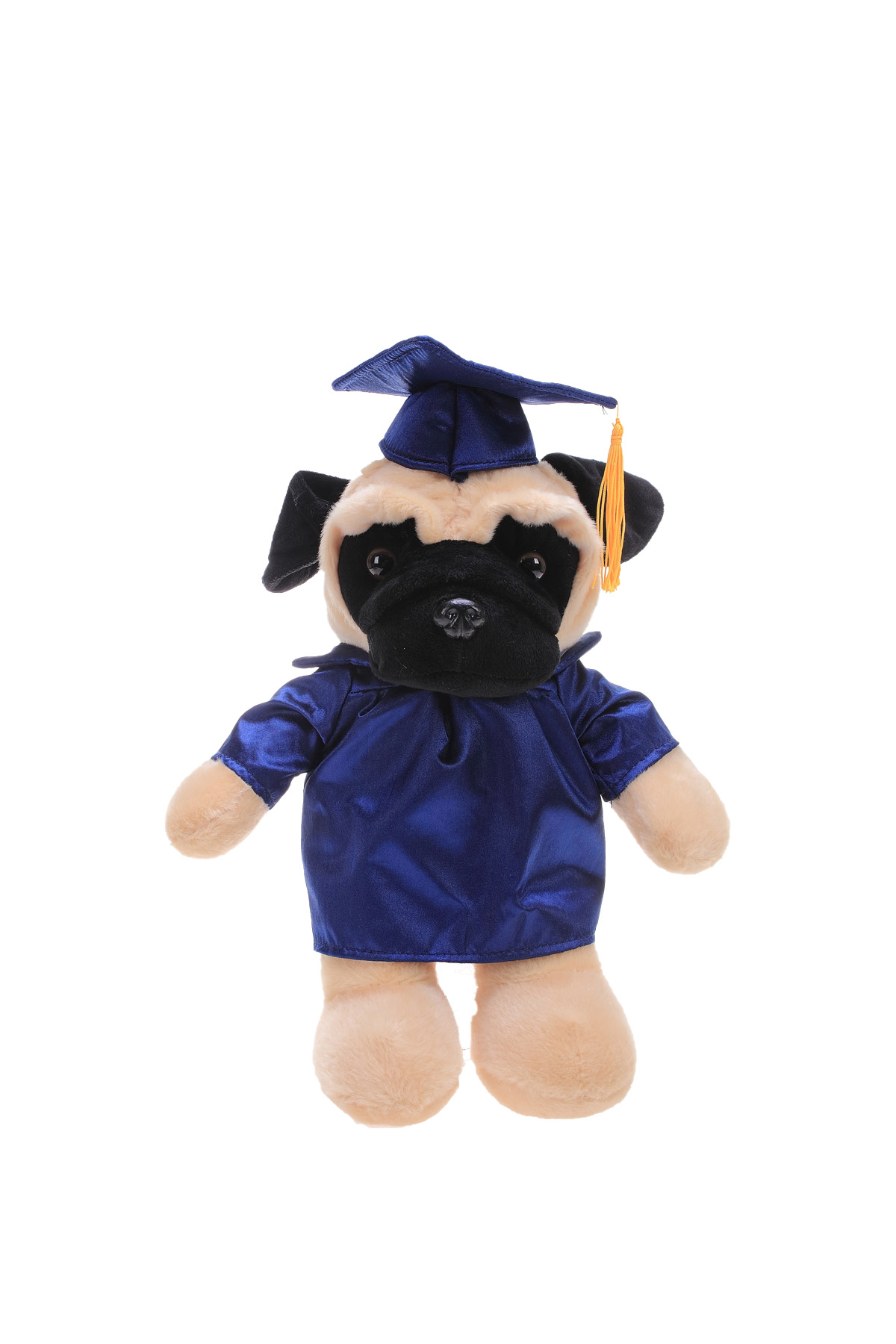 Soft Plush Pug in Graduation Cap & Gown Stuffed Animal 3