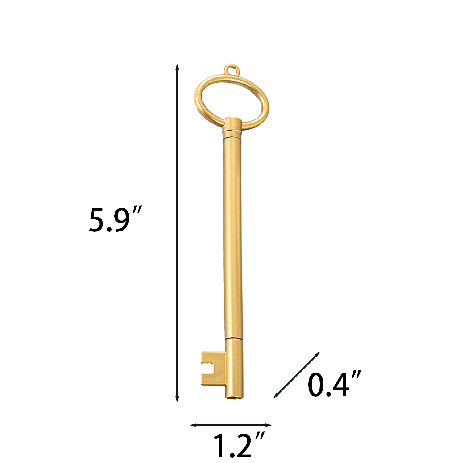 Plastic Key Shaped Neutral Pen 12
