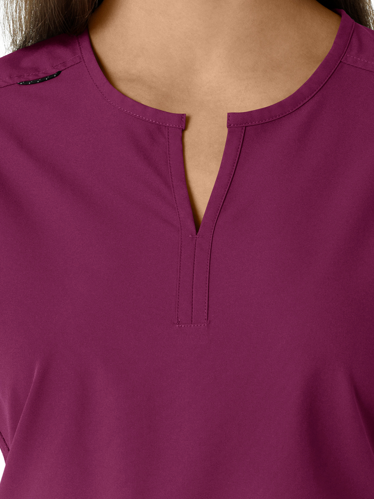 Carhartt Scrubs - Force Essentials Women's Notch Neck Tunic Knit Panel Top 16