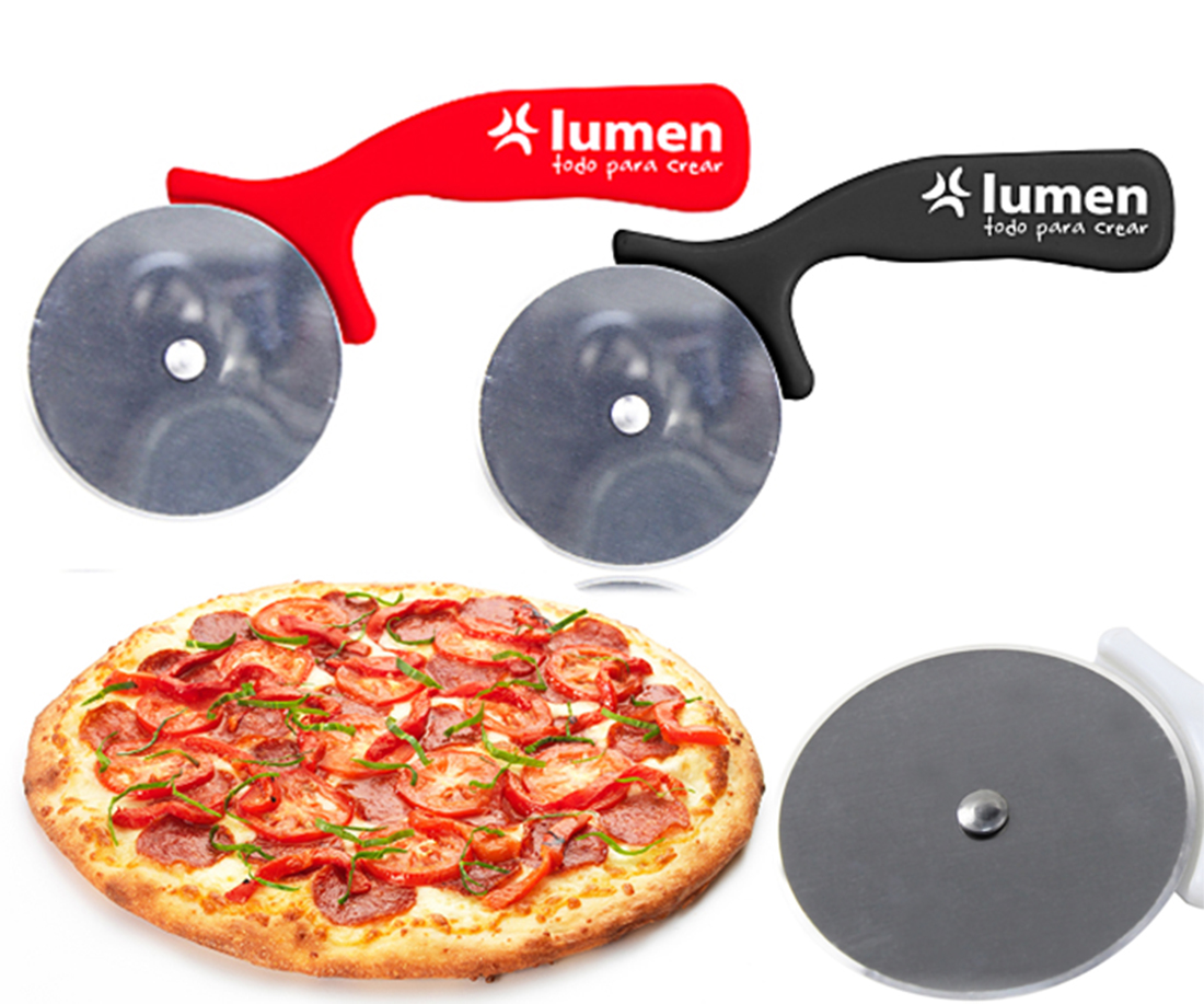 Long Handle Stainless Steel Wheel Pizza Cutter 2