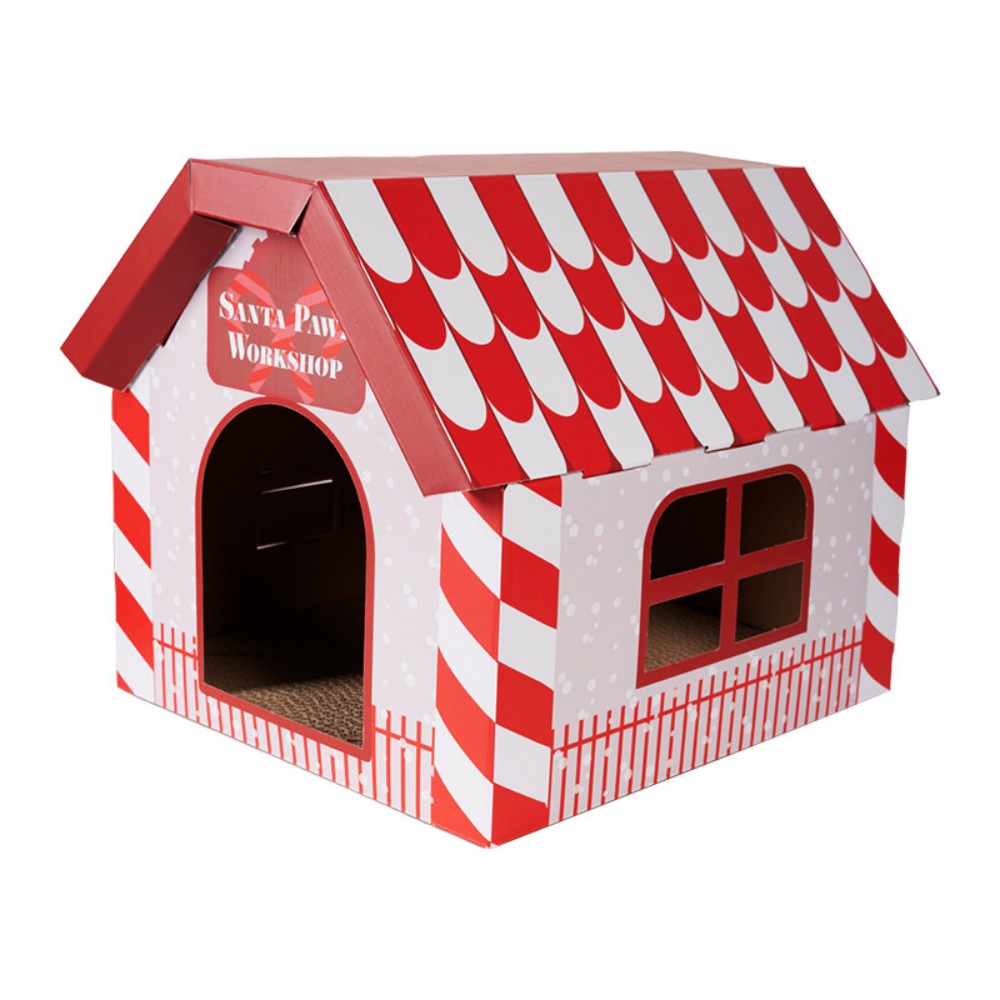 Gift Box Christmas Cat Kennel 2