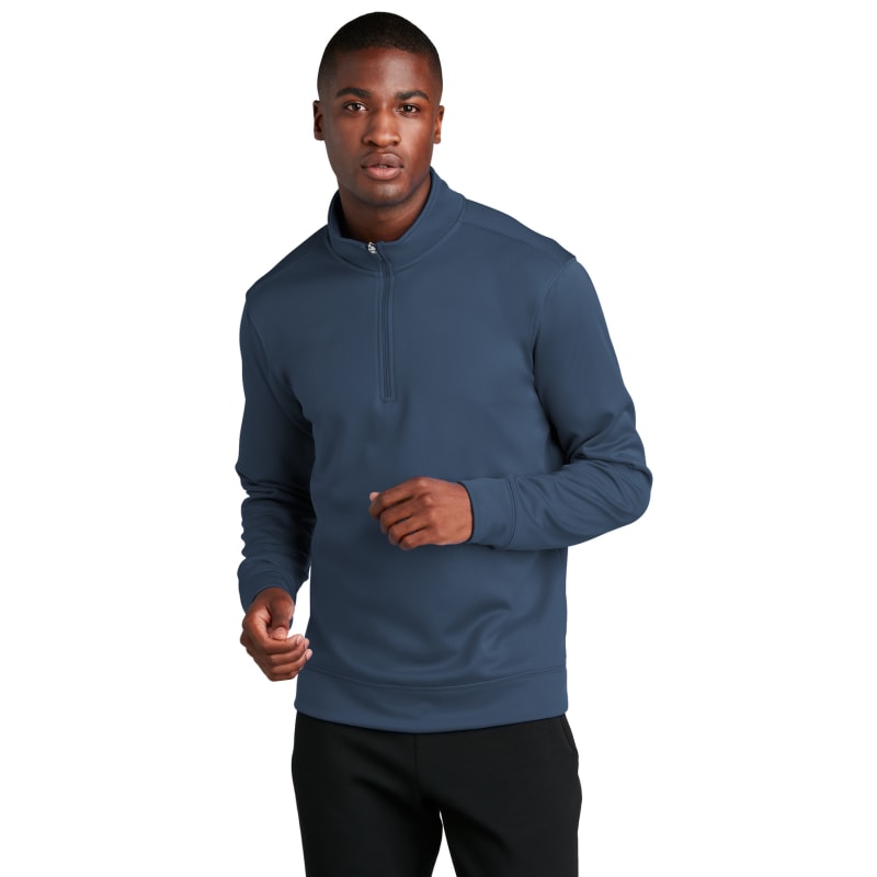Port & Company Performance Fleece 1/4-Zip Pullover Sweatshirt., custom hoodie or sweatshirt with logo imprint 4
