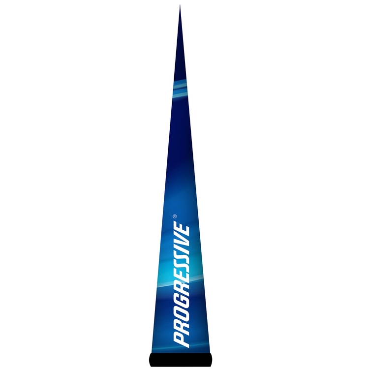 AirePin™ LED Inflatable Column, Cones_Blue Progressive insurance - 10'H 1