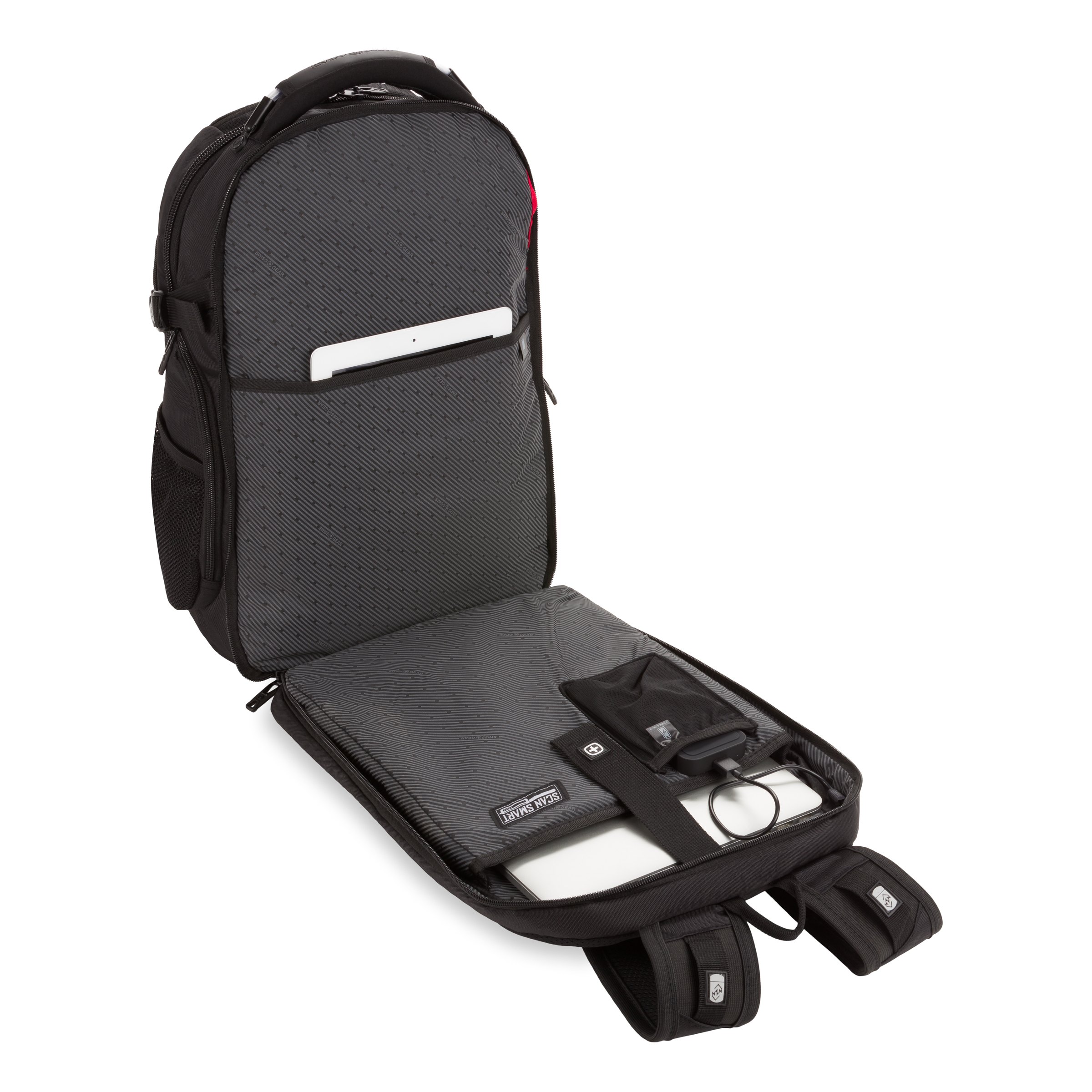 SWISSGEAR 5358 Travel Tech Elite USB ScanSmart Laptop Backpack 14
