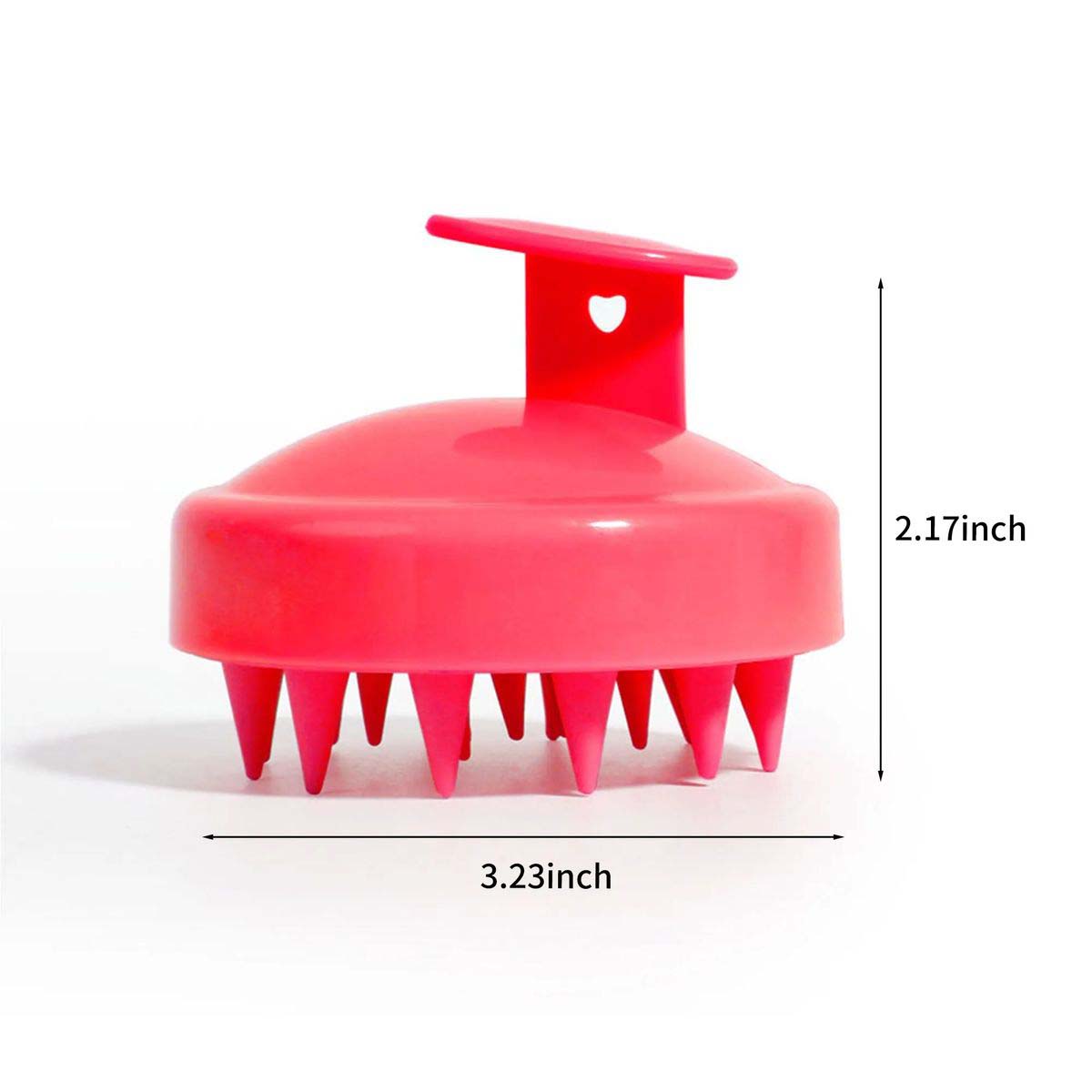 Hair Care Massage Brush Silicone Comfortable 6
