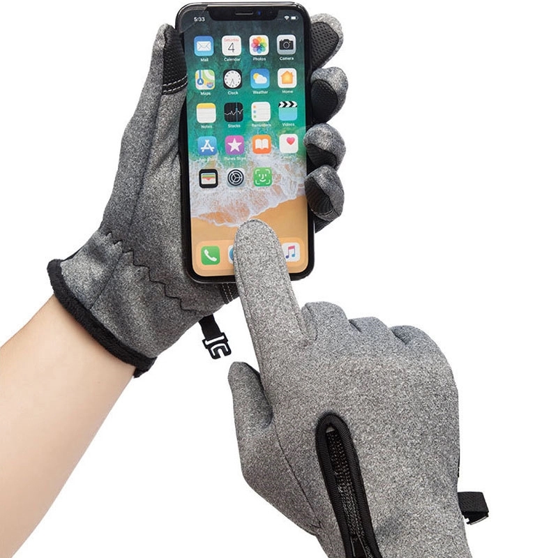 Custom Touch Screen Gloves for Men Skiing and Outdoor Work 6