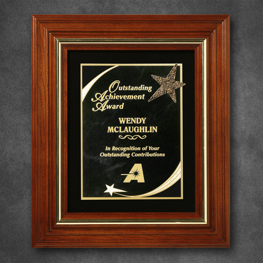 Americana Plaque with Velour 4