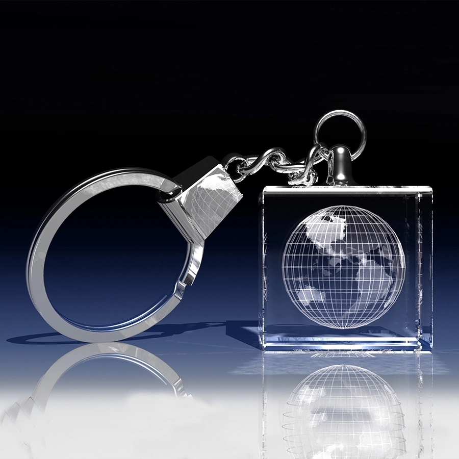 Cube Crystal Keychains 4