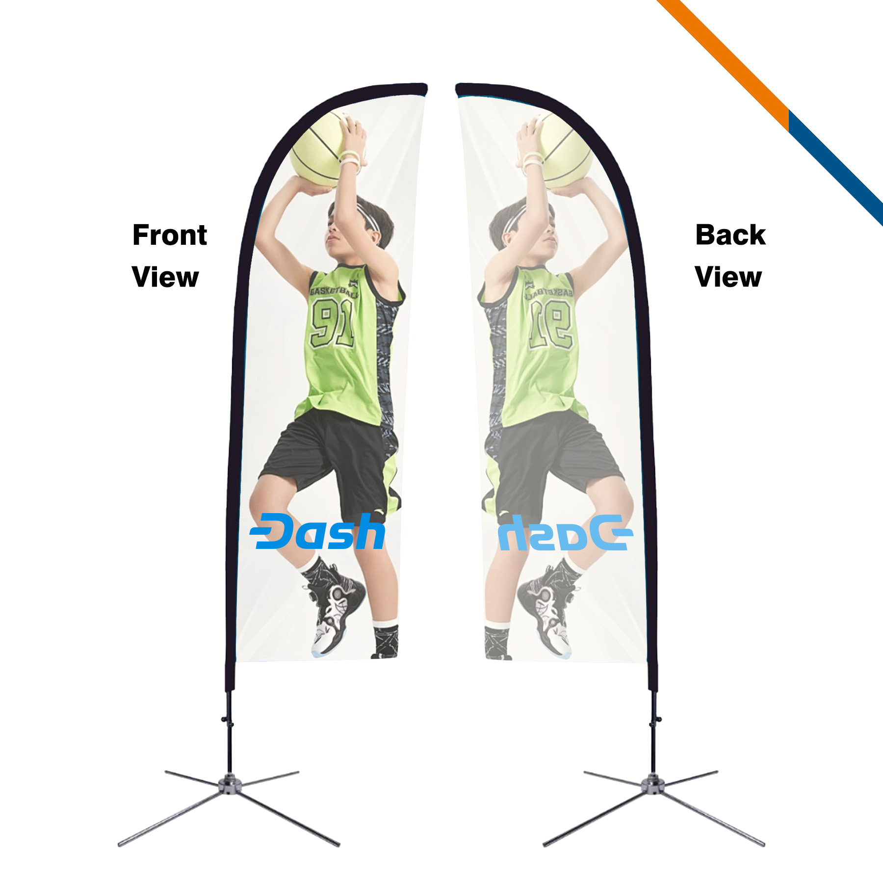 9' Pacer Single-Sided Feather Flag 5