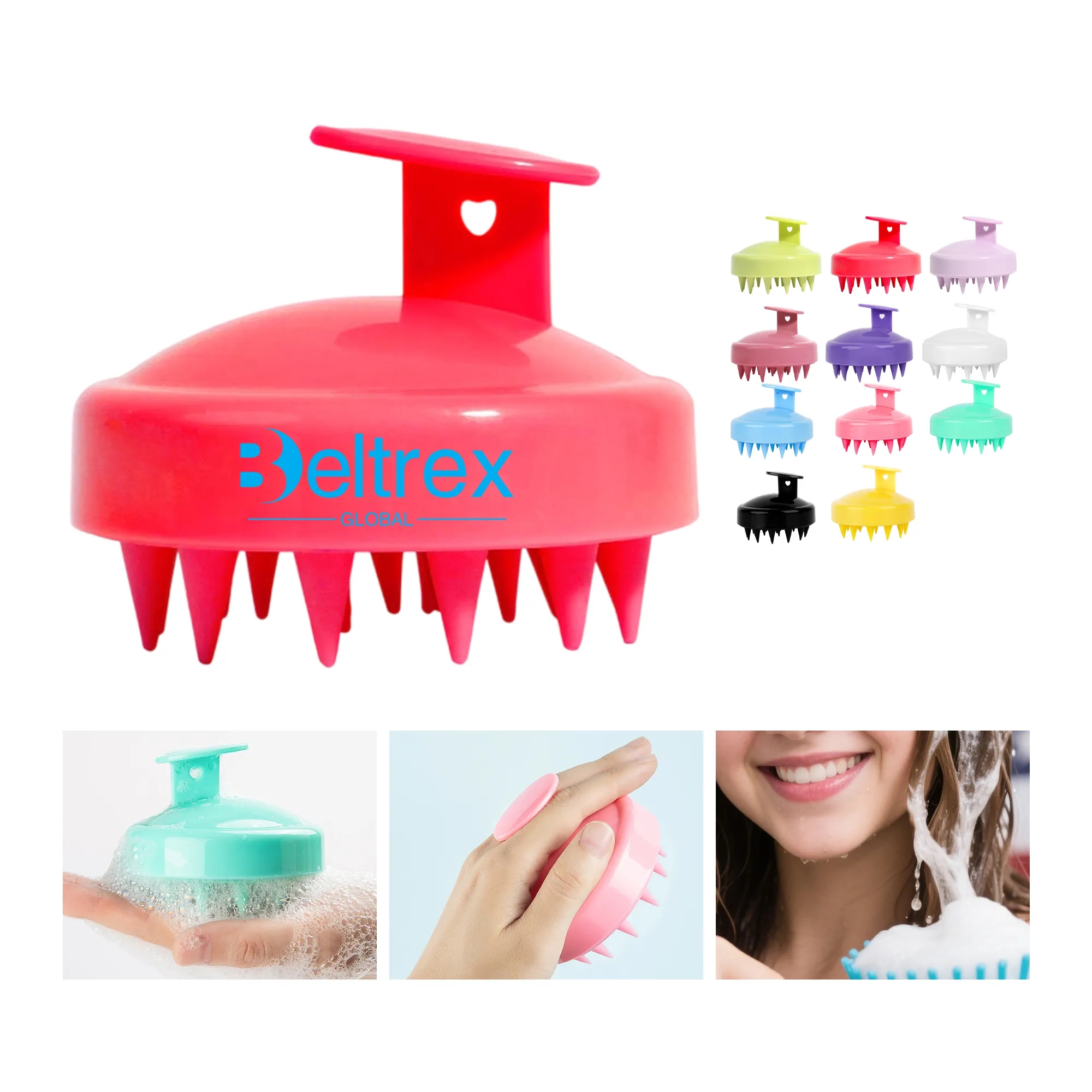 Silicone Scalp Massage Brush 9