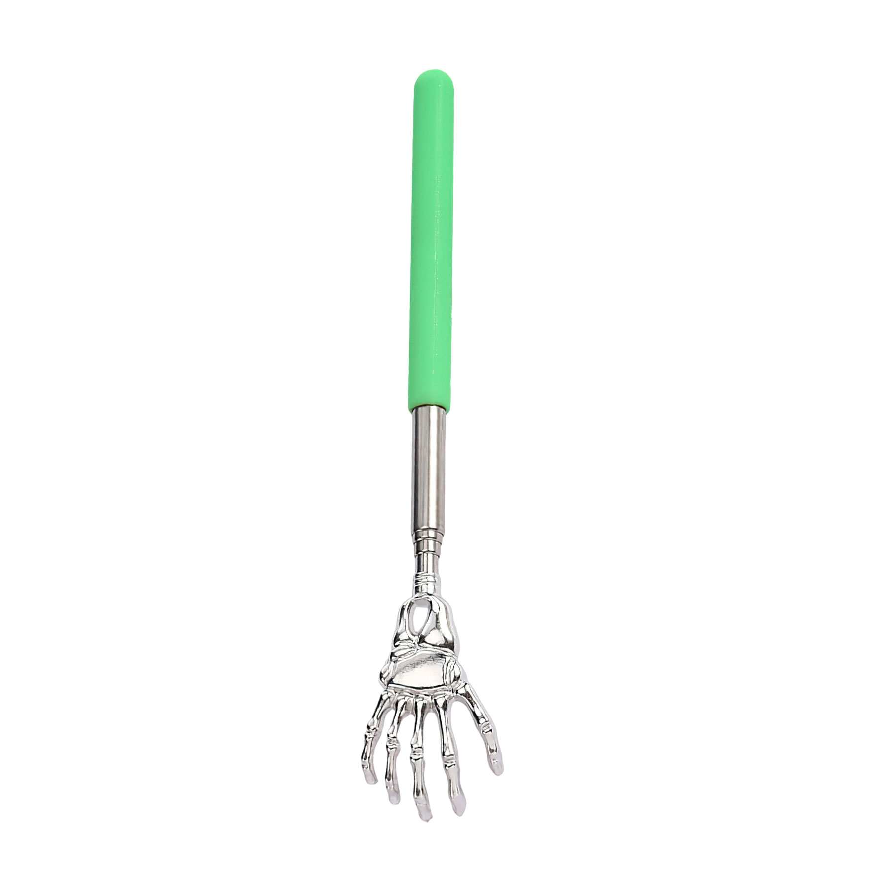 Extendable Stainless Steel Palm Skeleton Scratcher 1