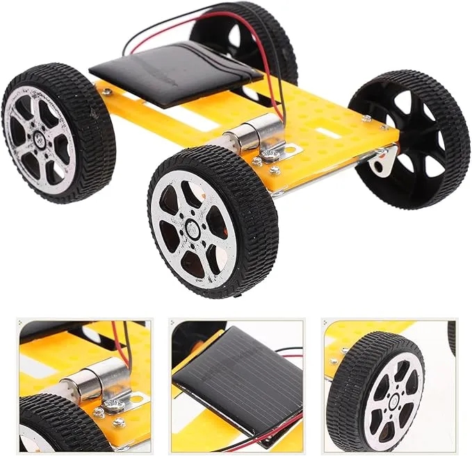 DIY Assemble Solar Power Car 3