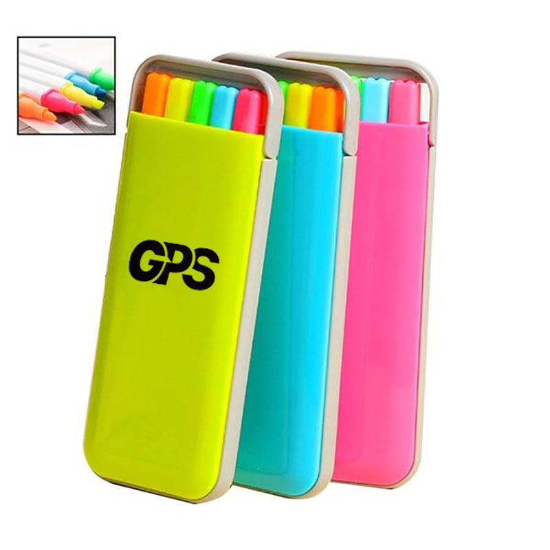 5 PCS Fluorescent Pen Set 4