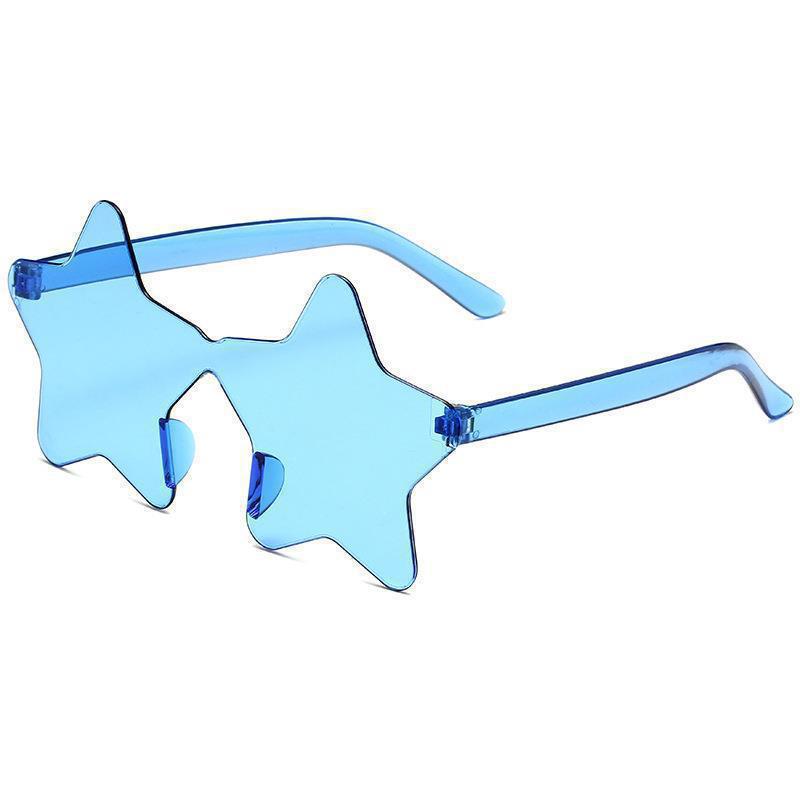 Star Shaped Rimless Sunglasses for Traveling 7