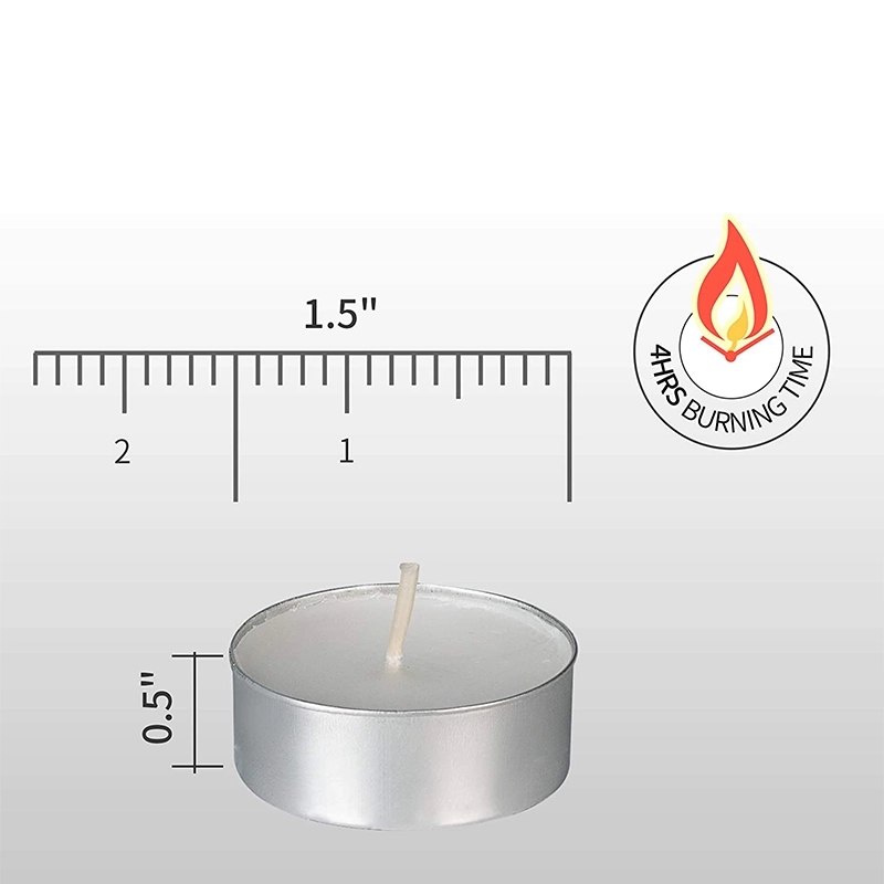 Tealight Candles - 4 Hour - 50 Pack 3