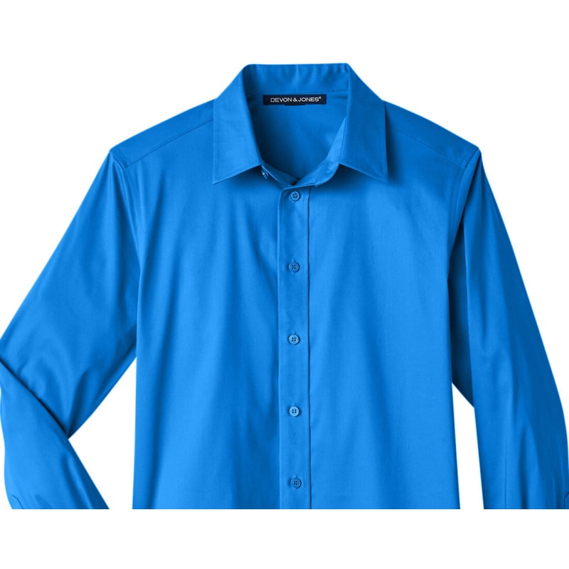 Devon & Jones Men's Crown Collection™ Stretch Broadcloth Slim Fit Shirt 3