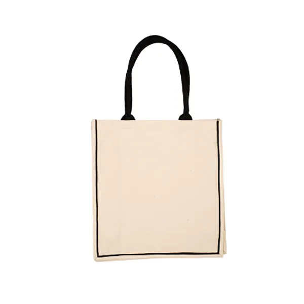 Canvas Cotton Nantucket Tote -15 3/4h x 15w x 6d 1