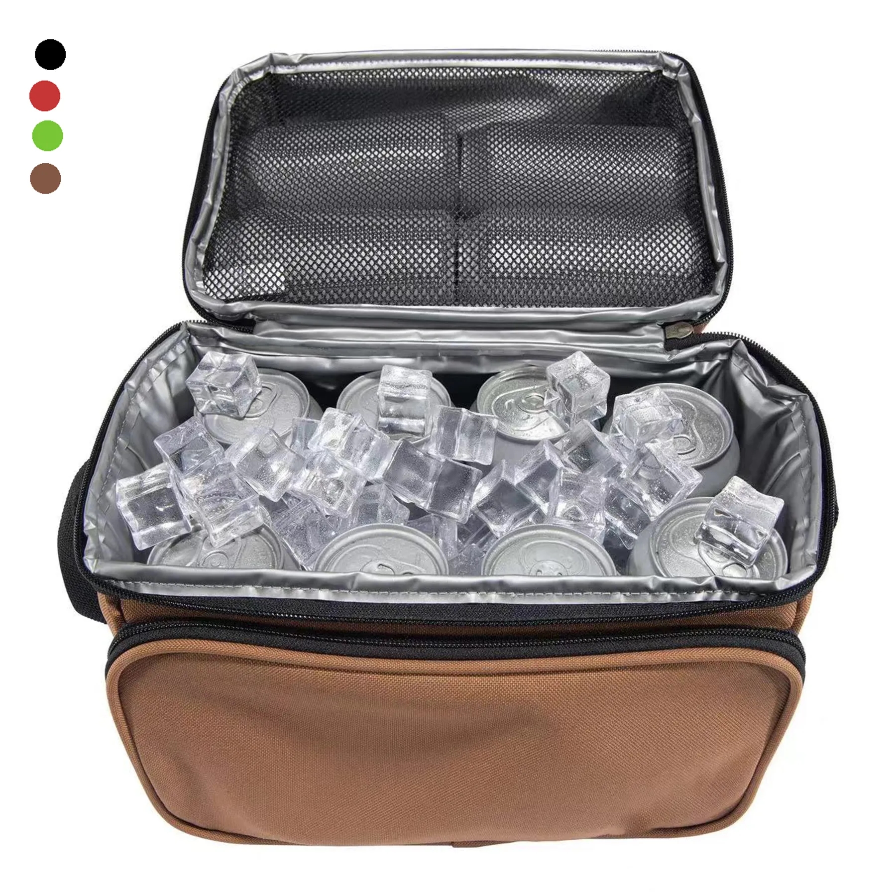 Deluxe Dual Compartment Insulated Lunch Cooler Bag 2