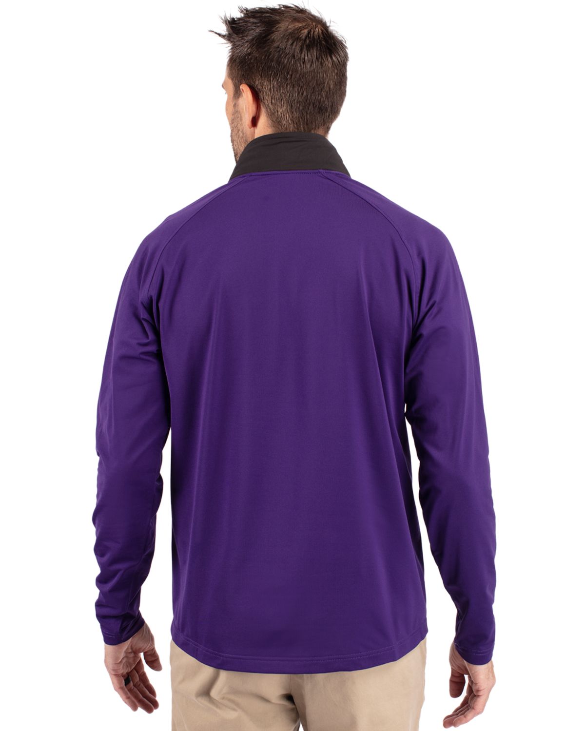 Cutter & Buck Adapt Eco Knit Hybrid Recycled Mens Quarter Zip 30