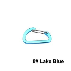Lightweight Aluminum 8# Flat Carabiner 15