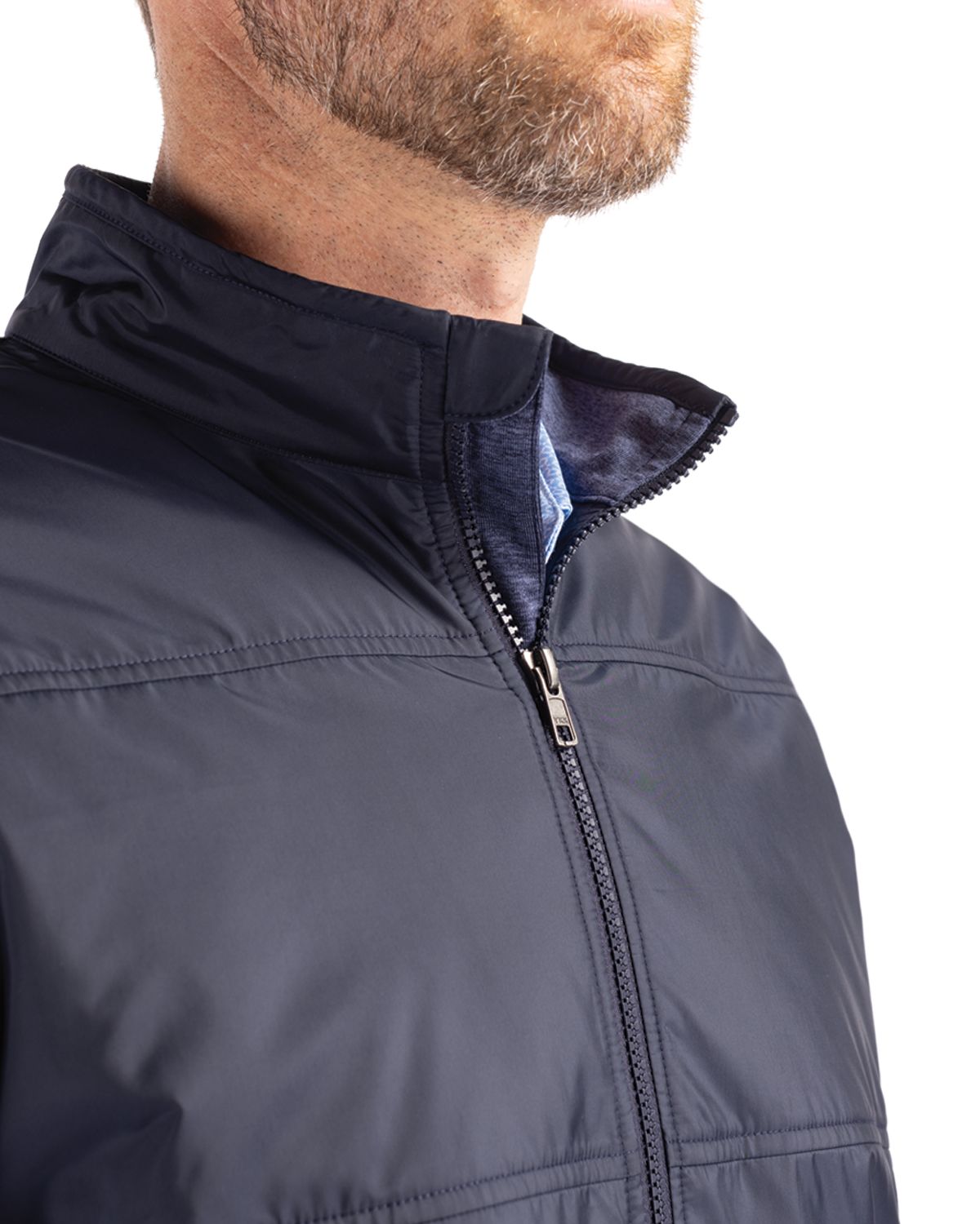 Cutter & Buck Stealth Recycled Hybrid Quilted Mens Windbreaker Vest 39