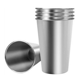 16 Oz.Single Wall Stainless Steel Pint Cup 3