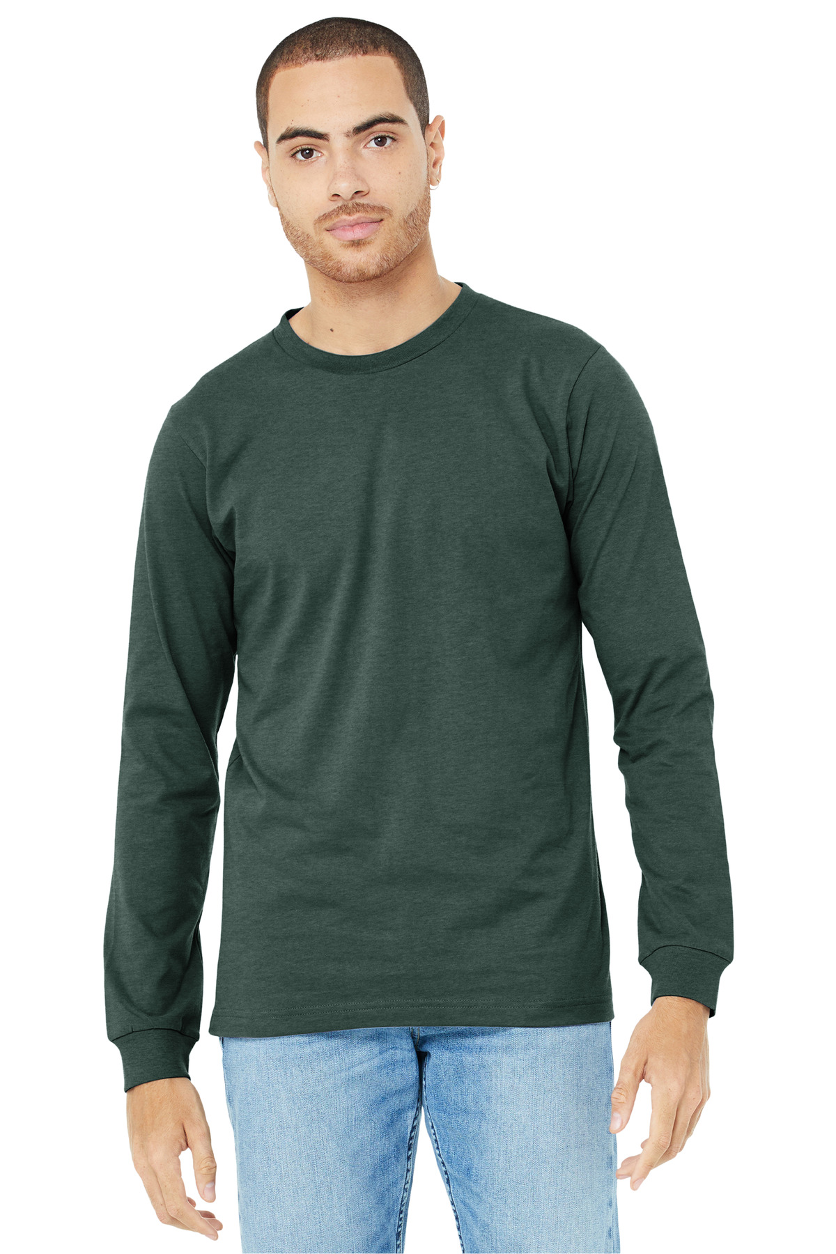 BELLA+CANVAS Unisex Heather CVC Long Sleeve Tee BC3501CVC 57