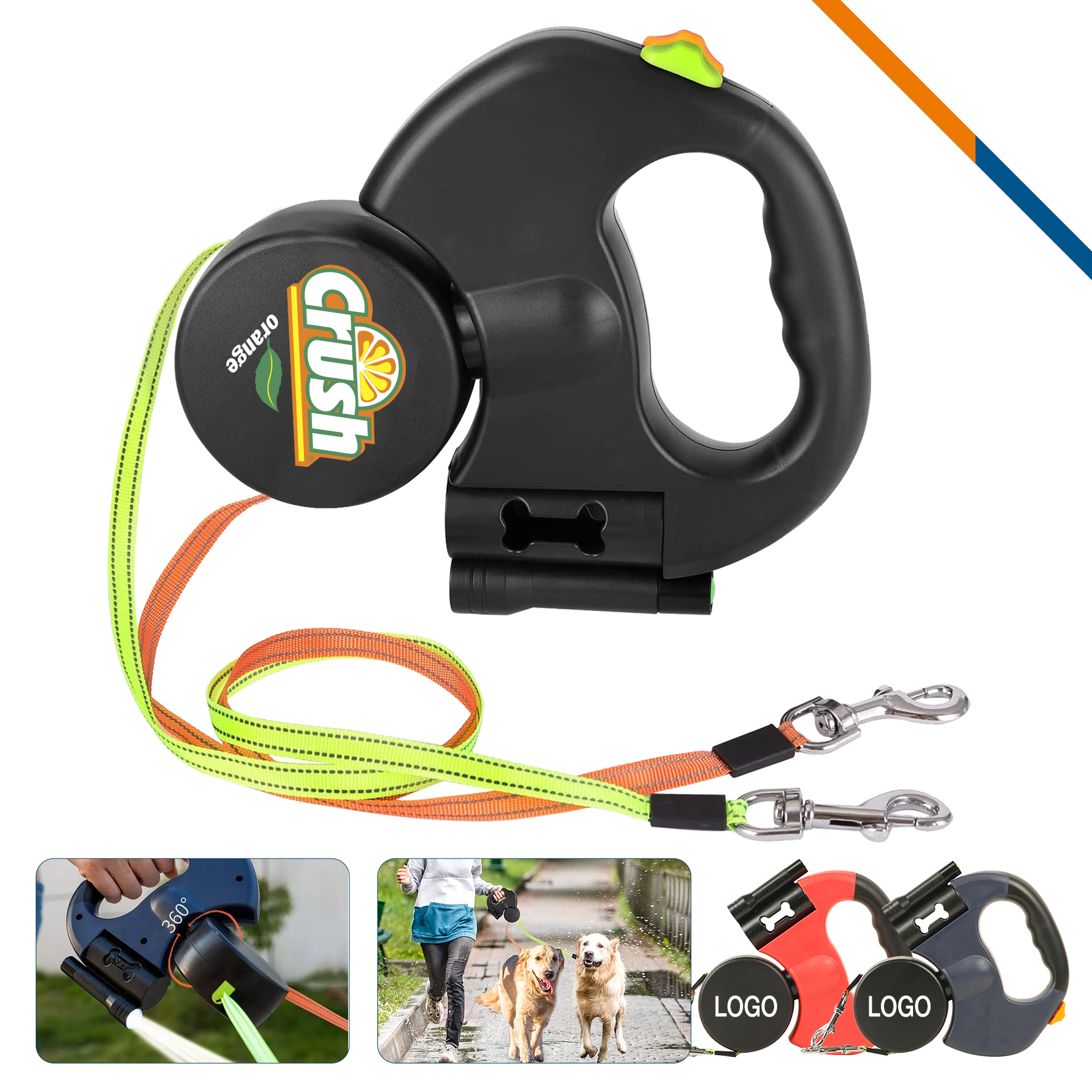 Orest Retractable Dog Leash 2