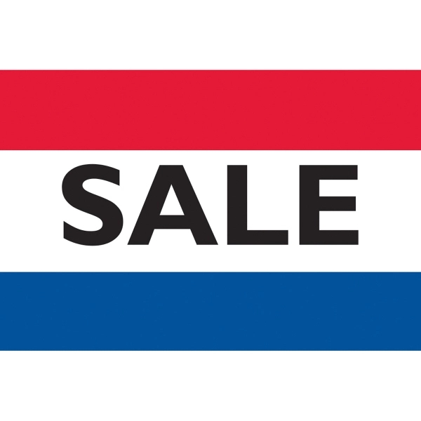 12" x 18" 3 Stripe Message Antenna Flag - Dozens 1