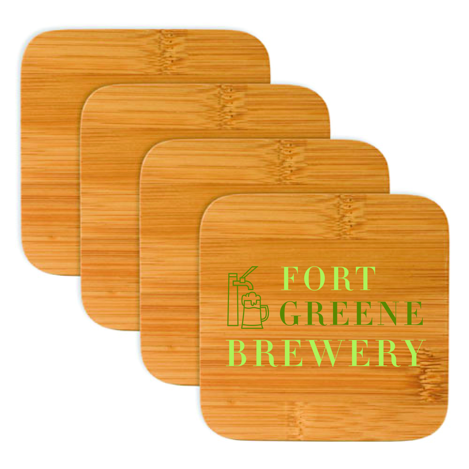 True® Stack: Bamboo Coaster 3