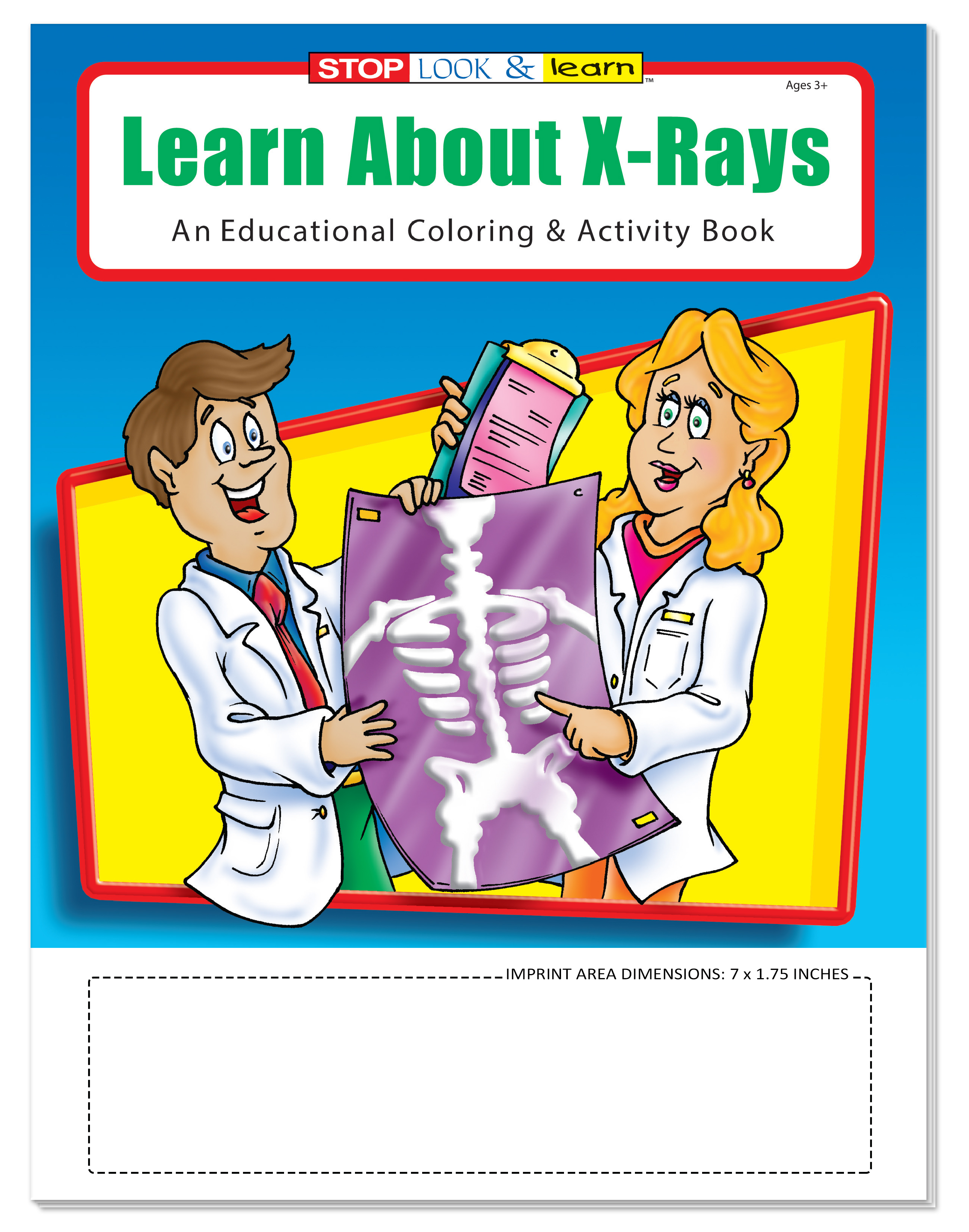 COLORING SET - Learn About X-Rays Coloring Book Fun Pack 3