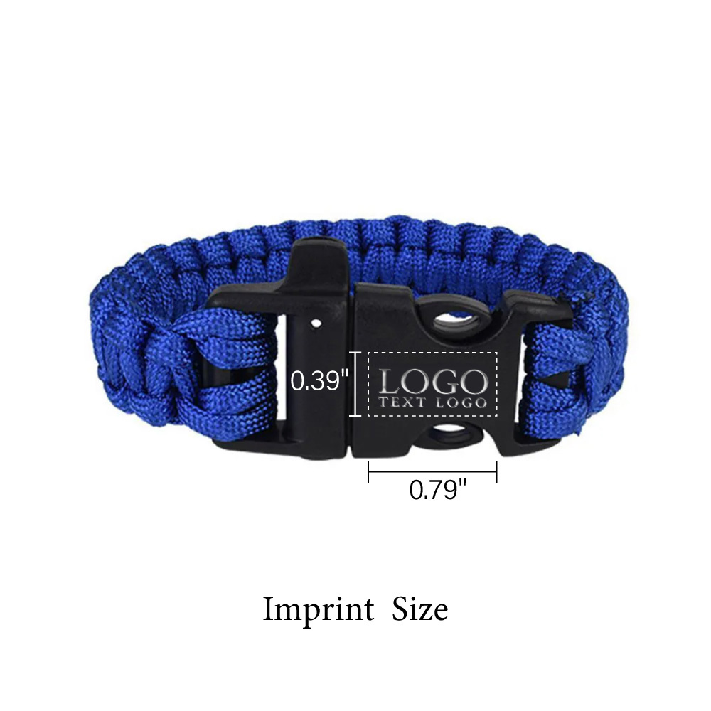 Survival Paracord Bracelet with Whistle 3