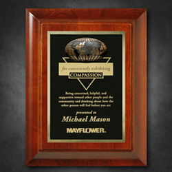 Americana Raised Panel Plaque 2