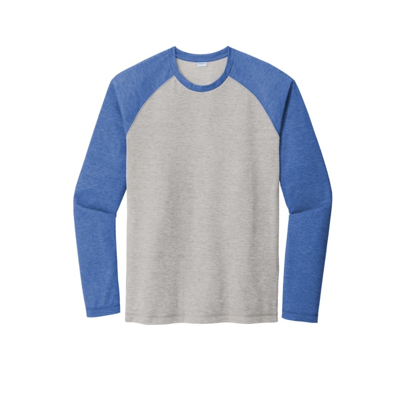 Sport-Tek PosiCharge Long Sleeve Tri-Blend Wicking Raglan Tee 7