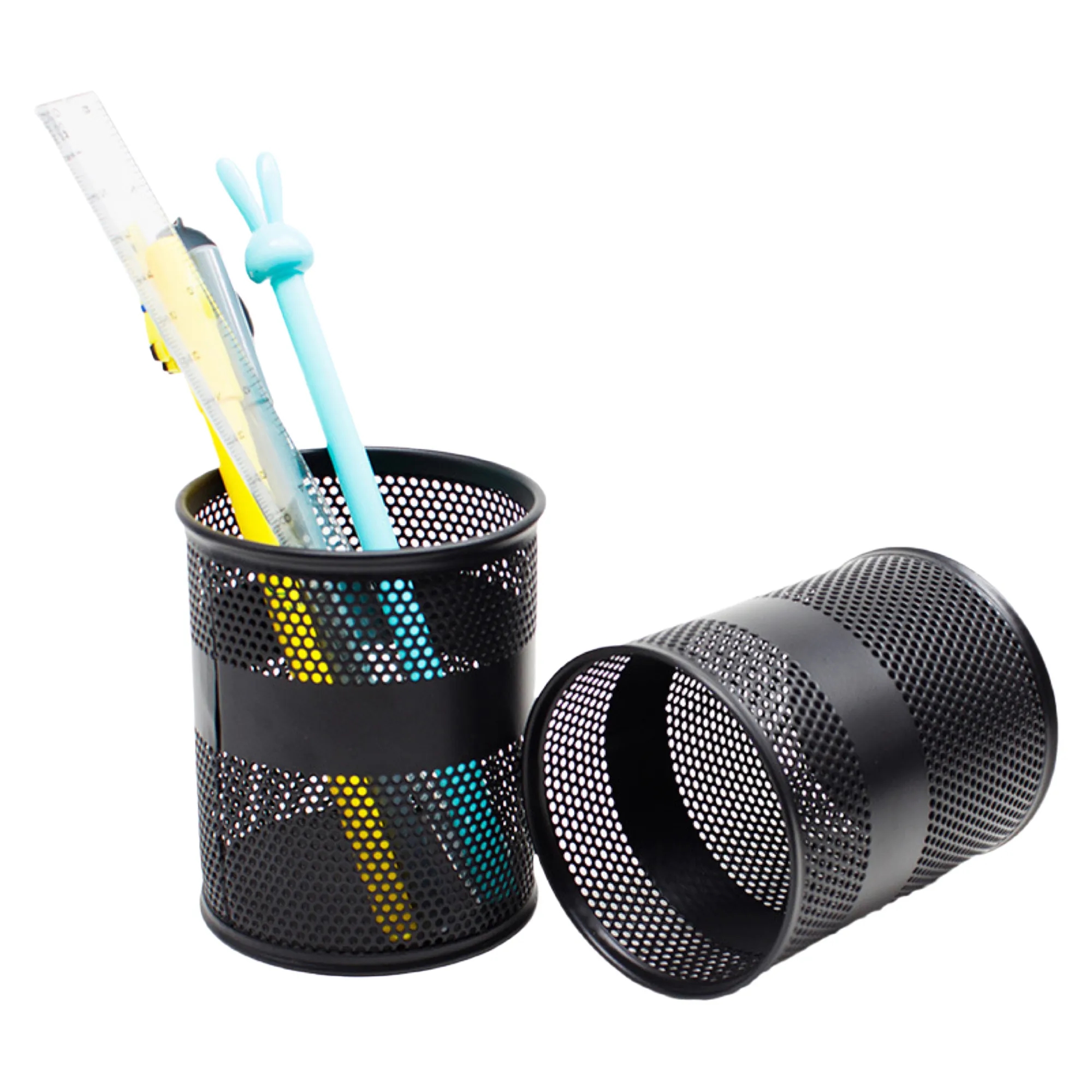 MOQ 50 Multifunctional Office Metal Pen Holder 1