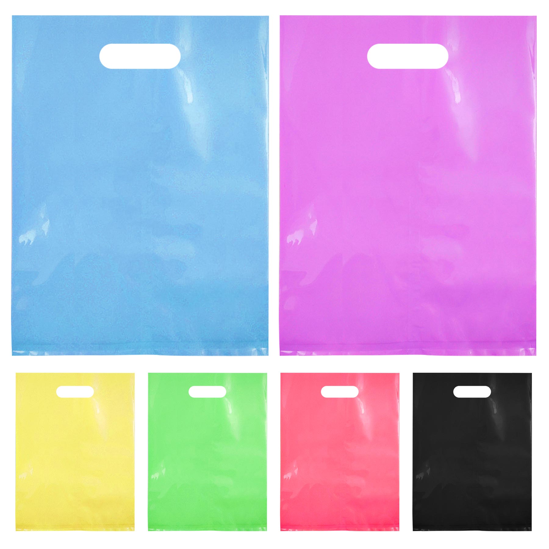 Flat-cut Plastic Handbag 1