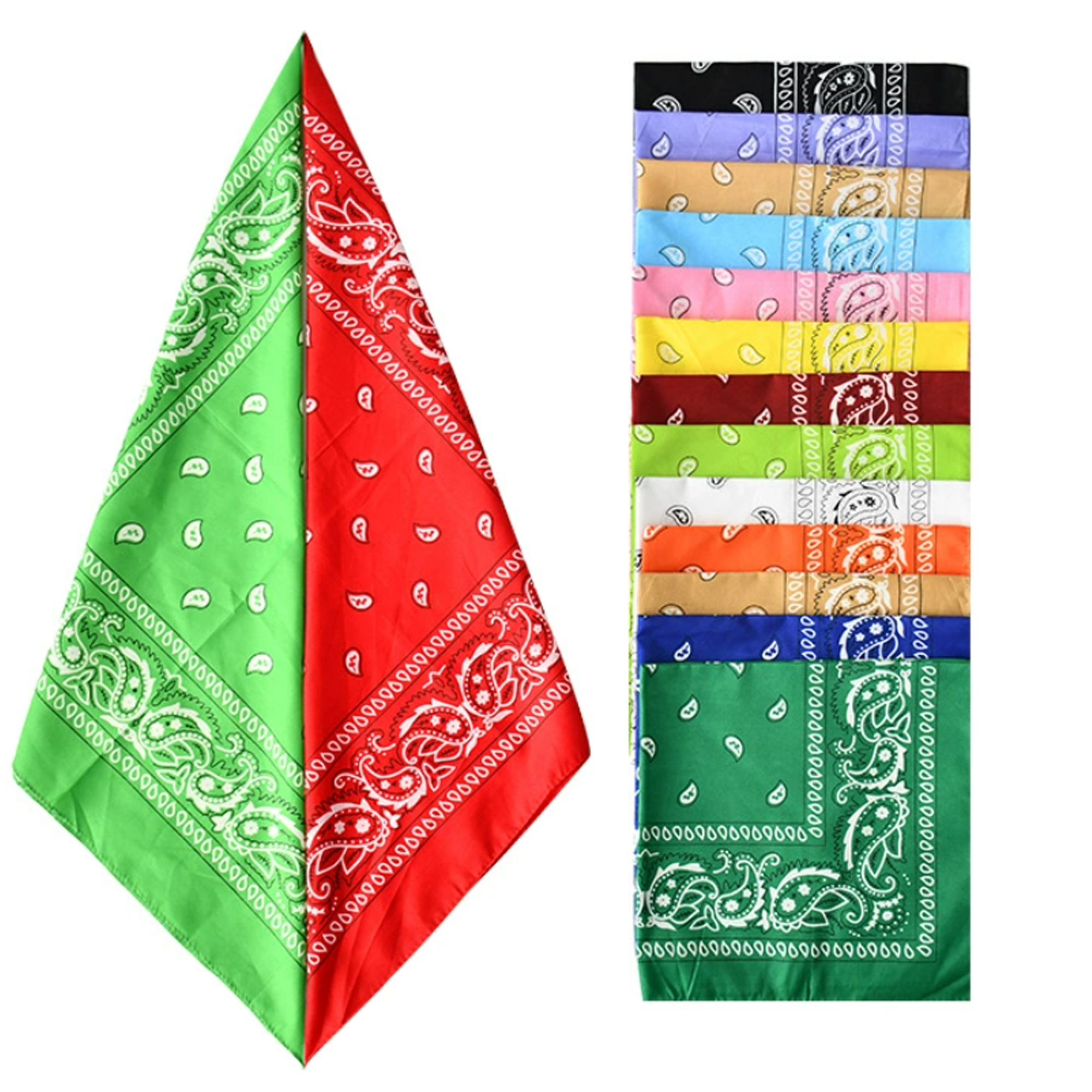 Polyester Square Bandanas 2