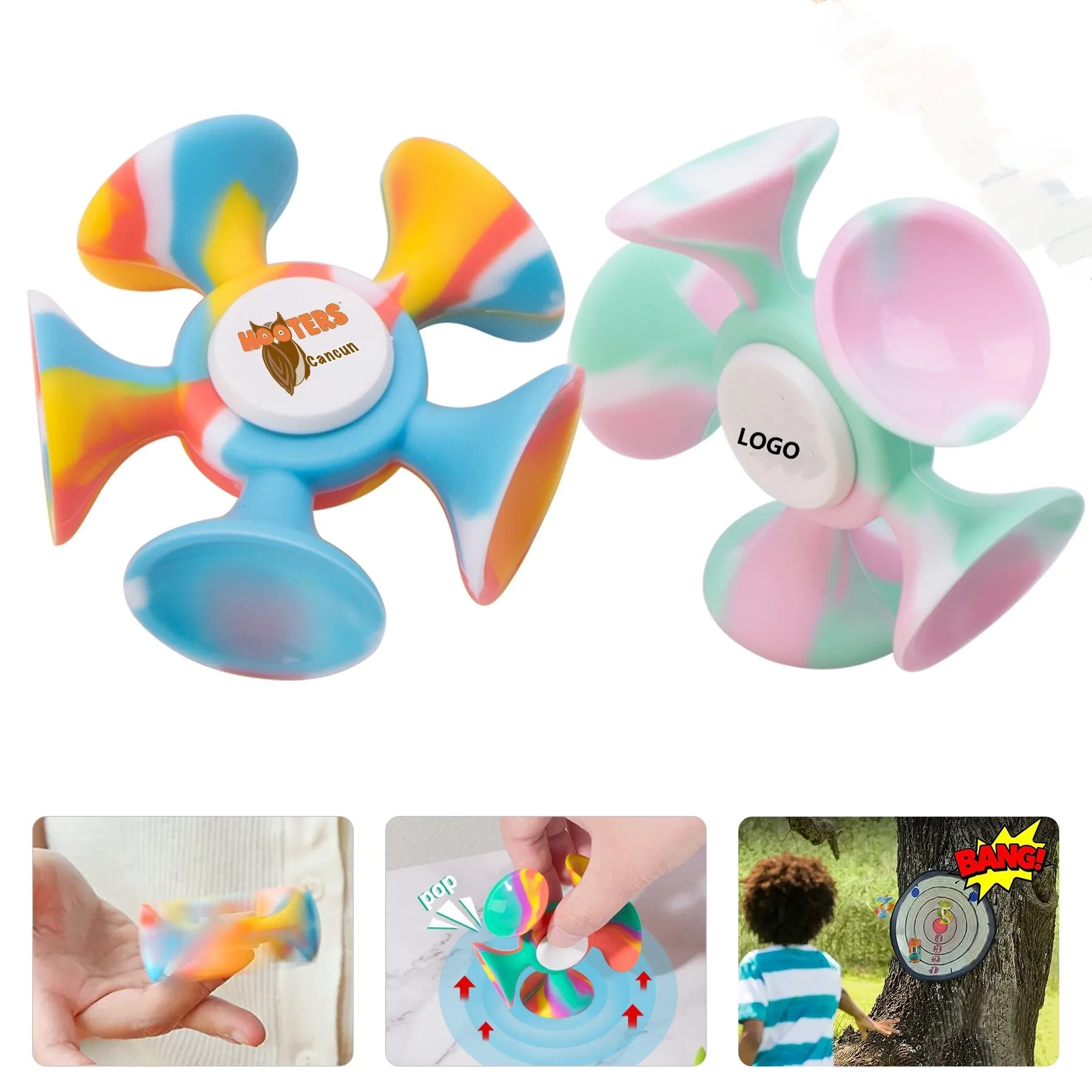 Suction Fidget Spinners Toys 7