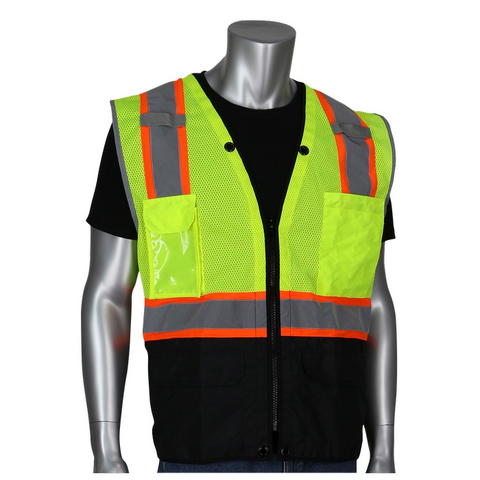 Two-Tone 11 Pocket Tech-Ready Mesh Surveyors Vest 11
