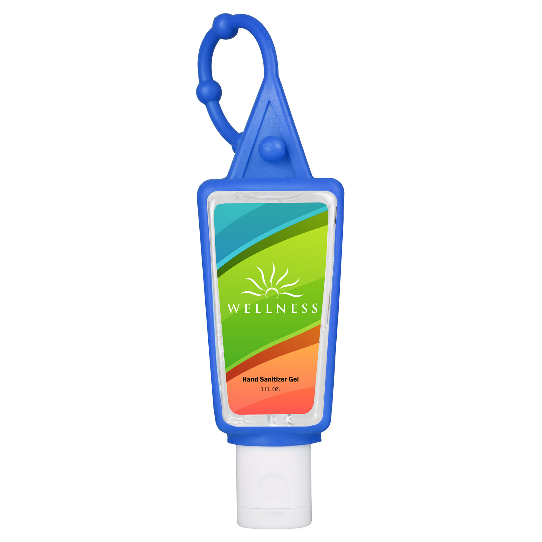 Hand Sanitizer Gel: 1 oz Bottle with Carabiner 6